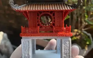 Mời các bác ngắm mô hình Khuê Văn Các